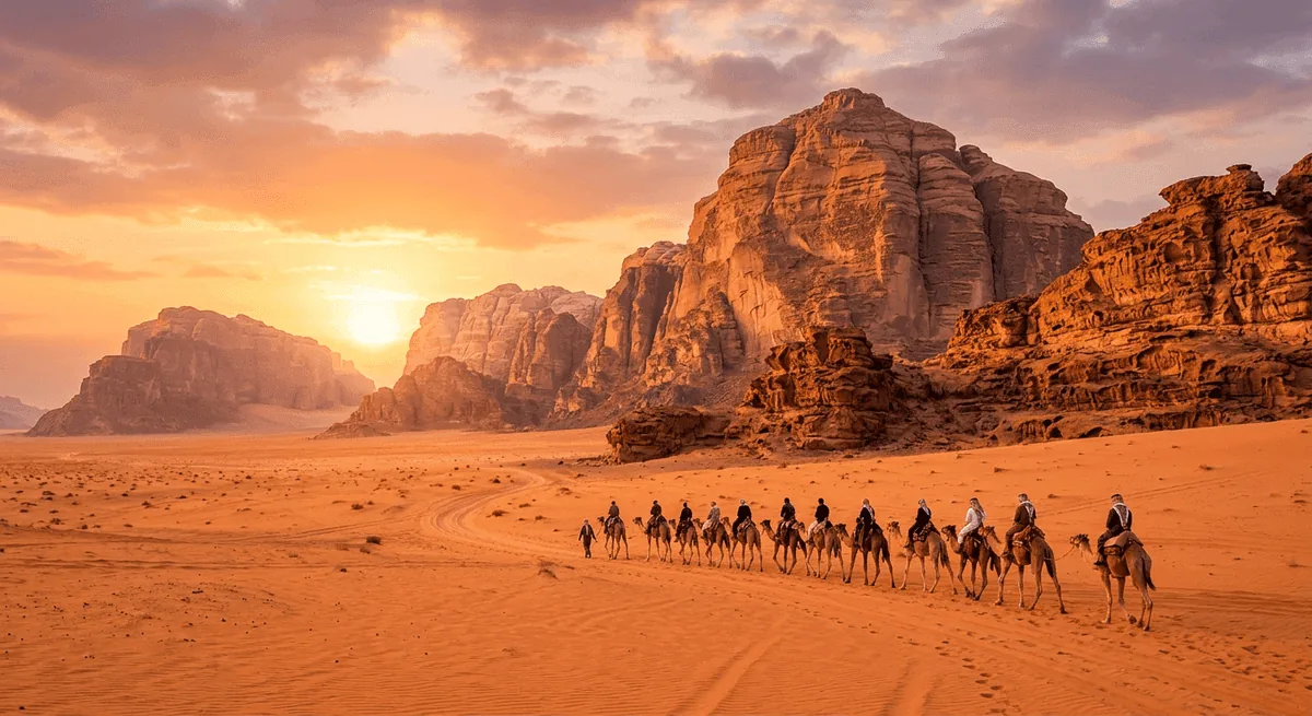 Wadi Rum Wanderer โ 4 Days / 3 Nights tour package from India